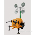 Silent mobile lighting tower with 3kw diesel generator price FZMT-400B